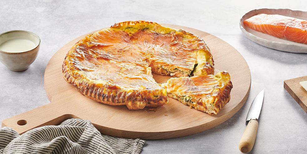 Tatin aux deux saumons