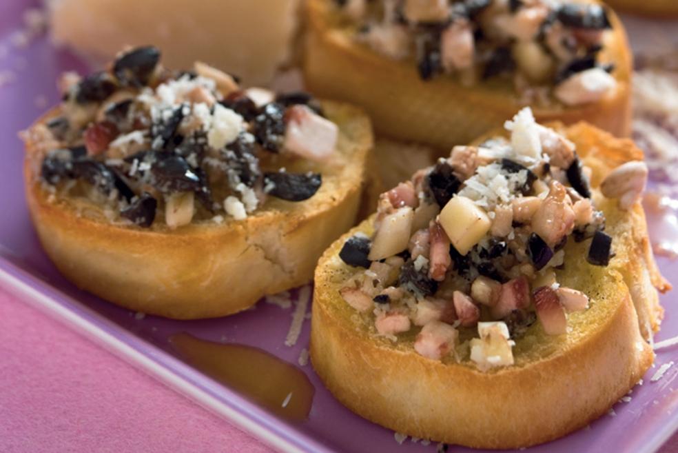 Canapés de champignons