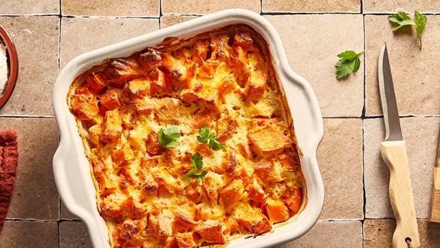 Gratin de potimarron au chèvre