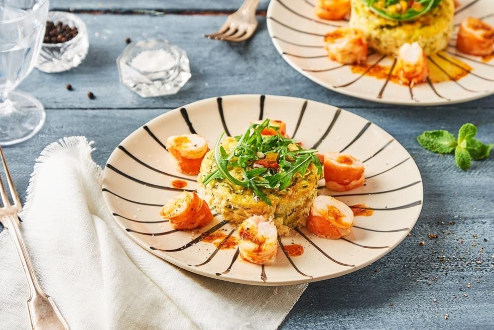 Gambas flambées au whisky