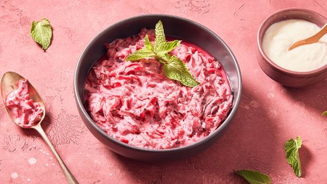 Raïta à la betterave