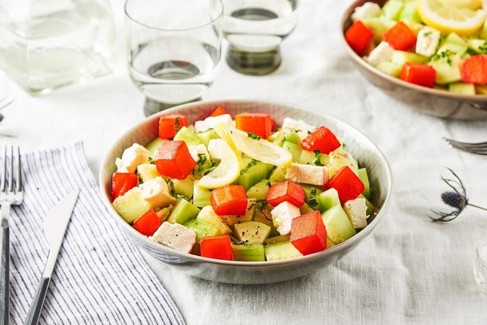 Salade de pastèque et feta