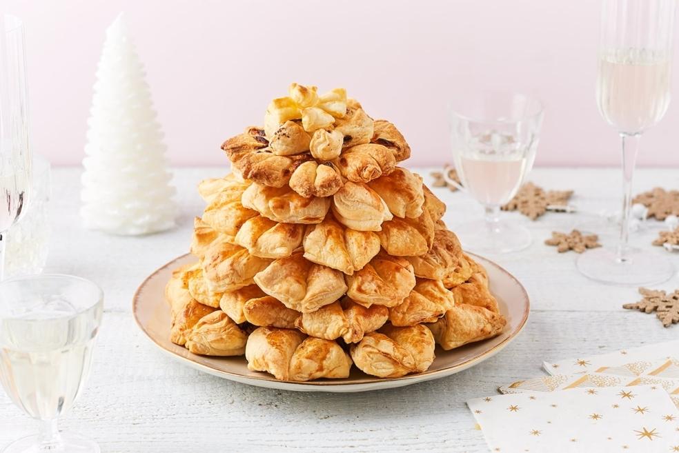 Feuilleté d’étoiles montés en sapin