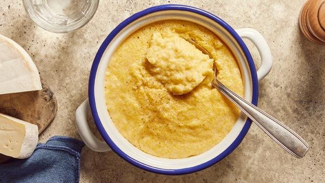 Polenta crémeuse au Reblochon