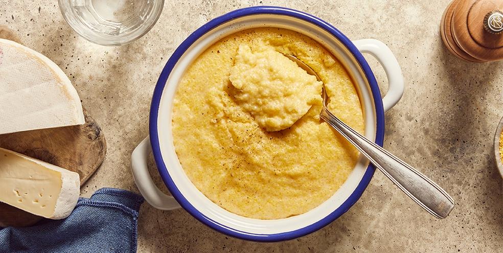Polenta crémeuse au Reblochon