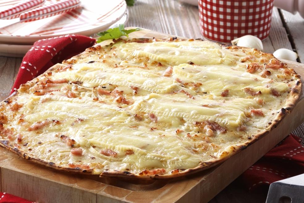 Tarte flambée au Munster