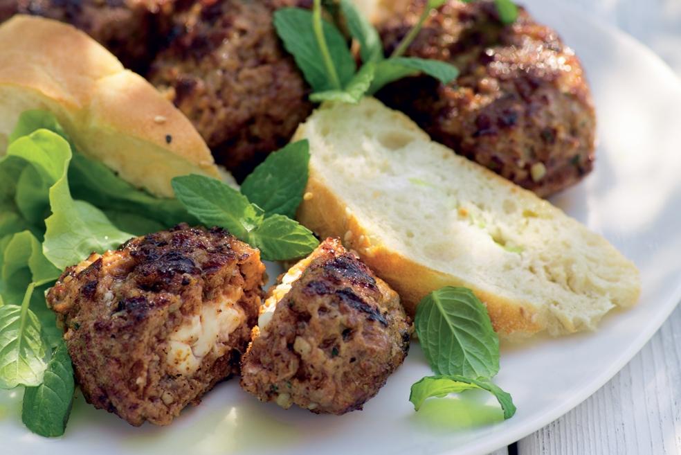 Steaks hachés à la feta