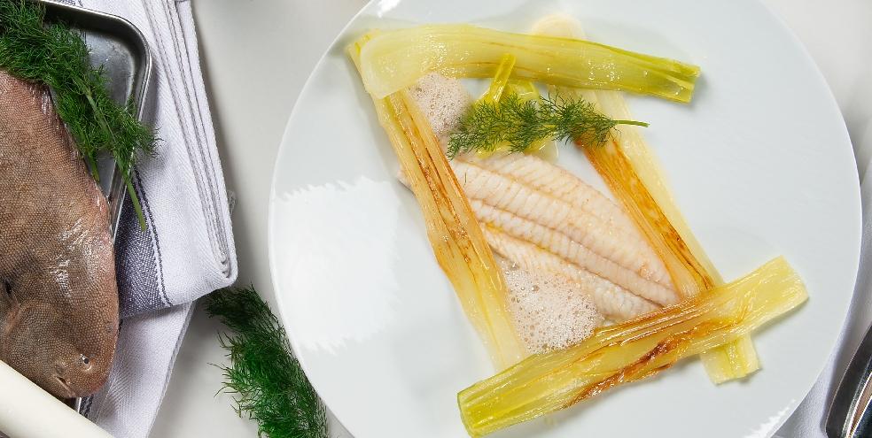 Filet de limande aux poireaux by Thierry Marx