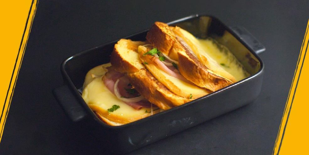 Brioche perdue raclette
