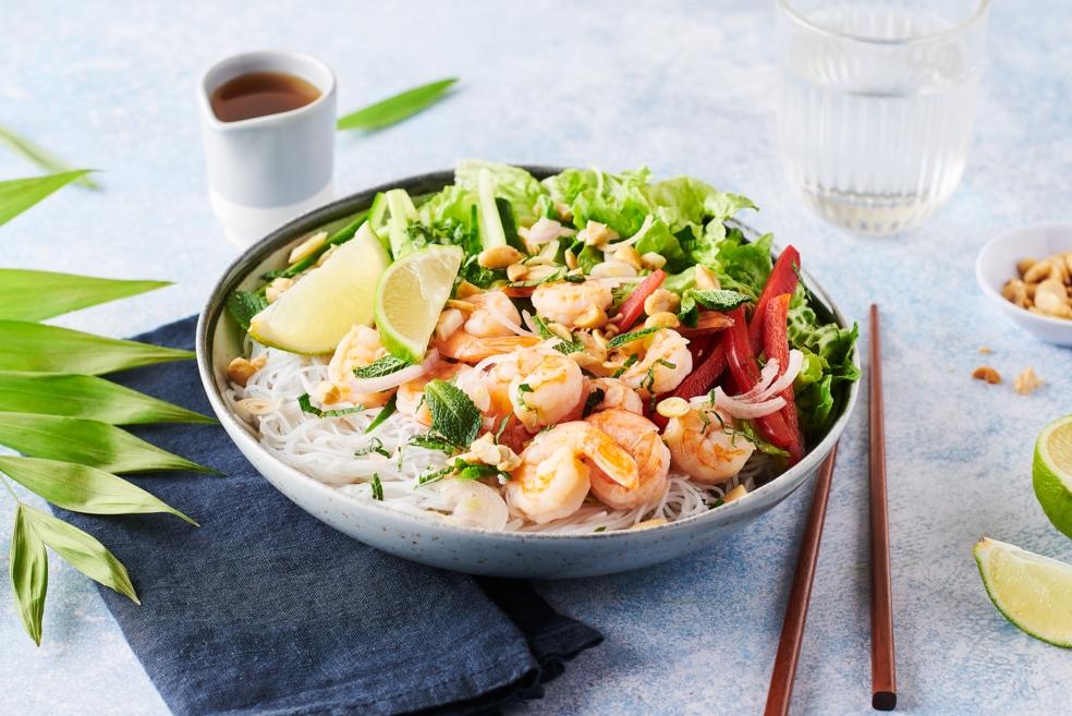 Bo bun aux crevettes