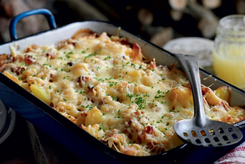 Gratin de pâtes alpin