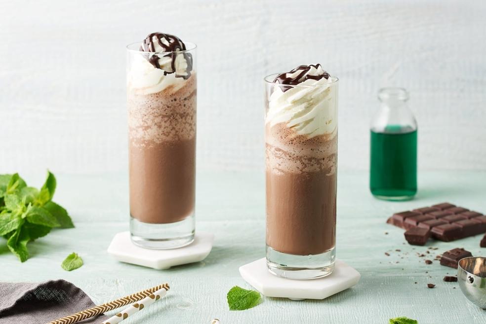 Milkshake menthe chocolat