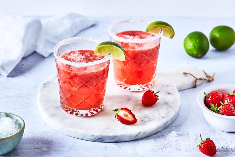 Margarita fraise et citron vert