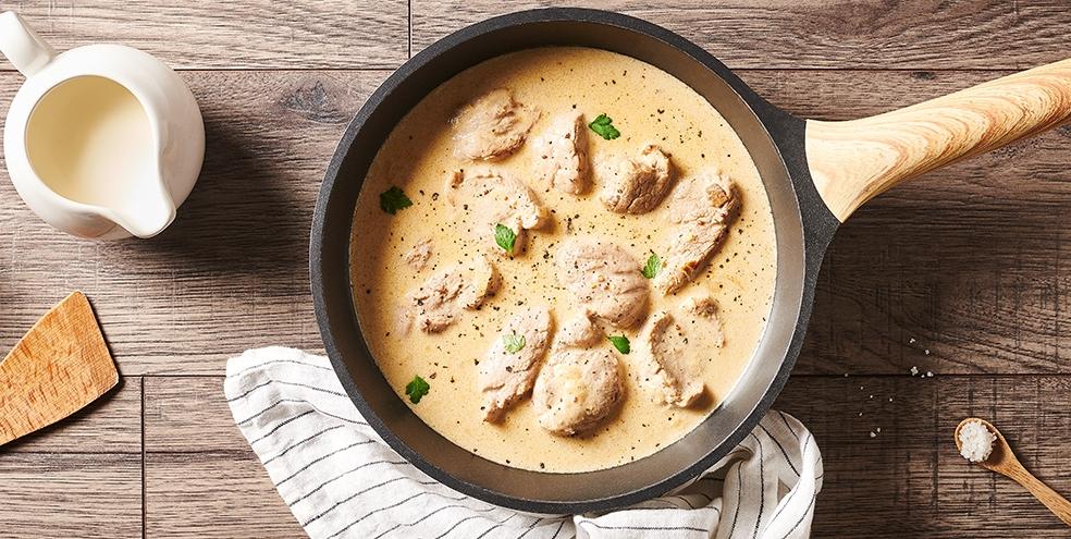 Filet mignon sauce morille