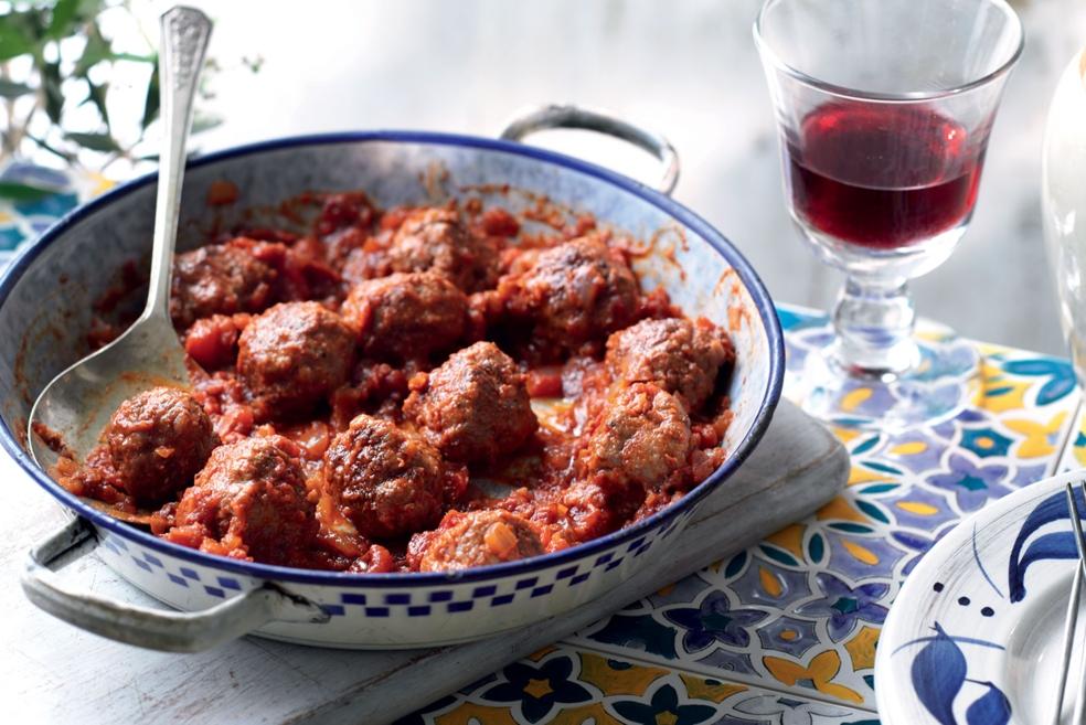 Albondigas (boulettes de viande à la sauce tomate au vin)