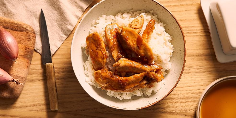 Aiguillettes de poulet au sirop d'érable