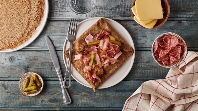 Galette façon raclette