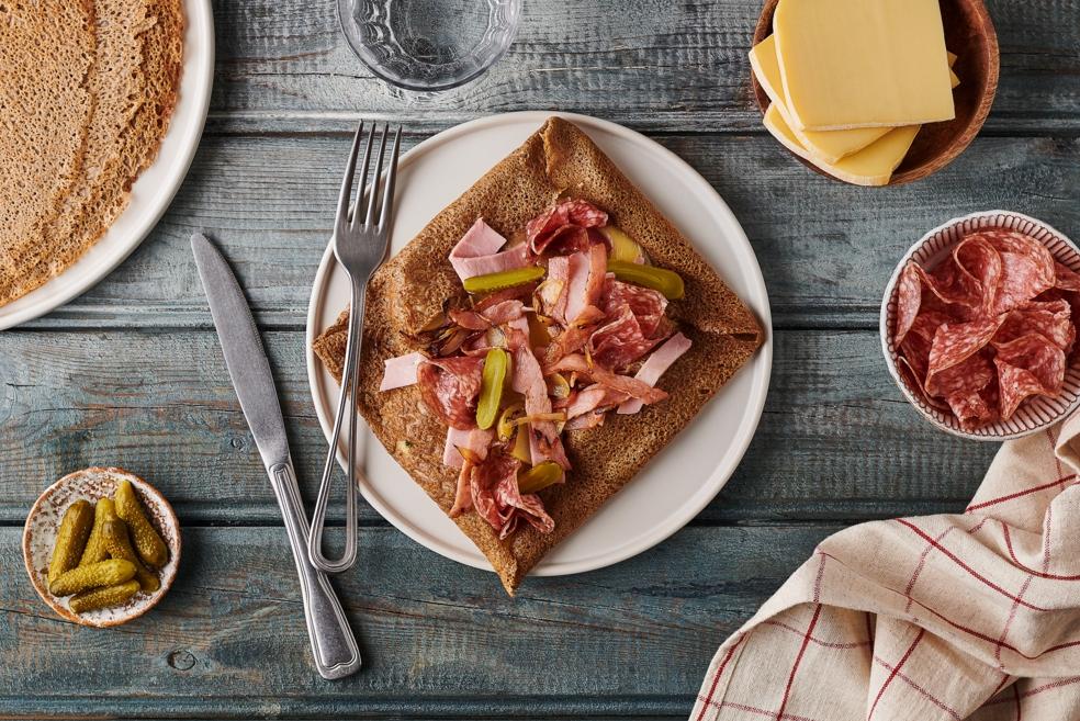 Galette façon raclette