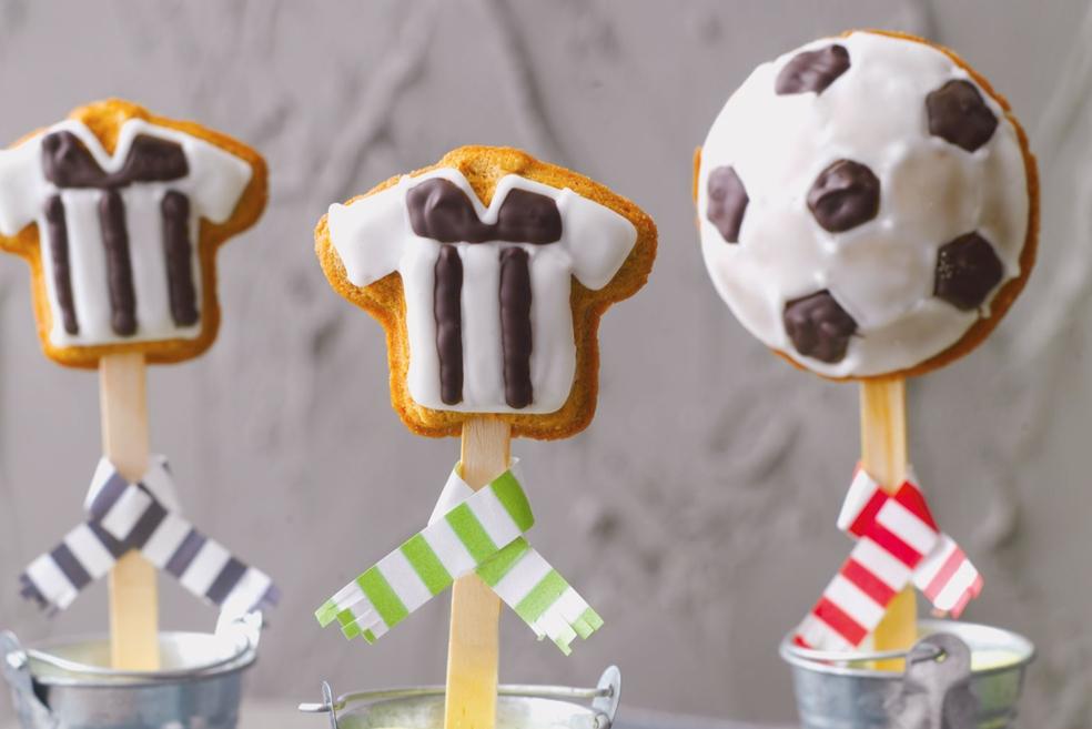 Cake pop Football au café