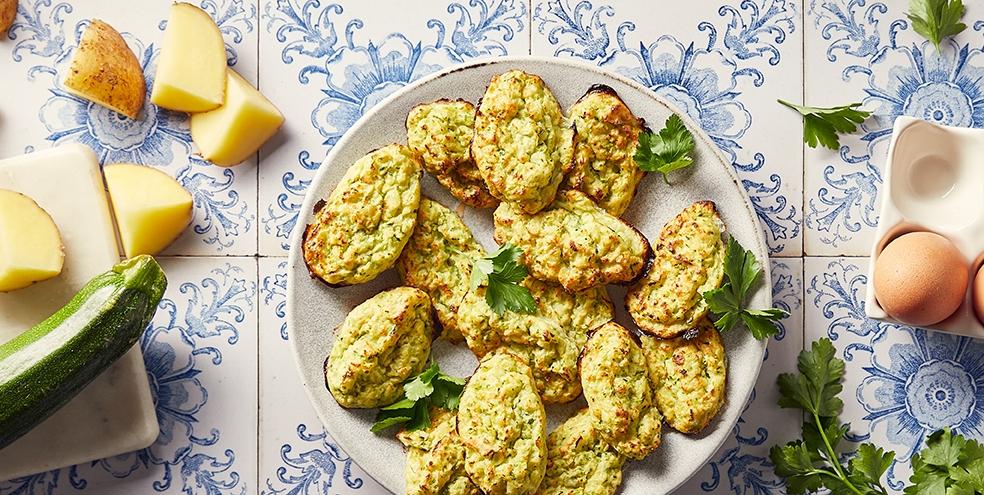 Quenelles pommes de terre courgettes