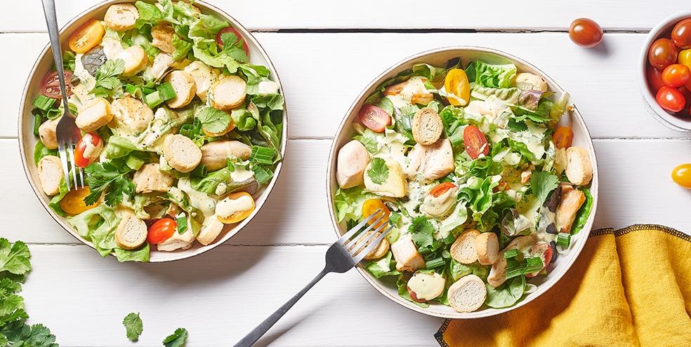 Salade de poulet au curry