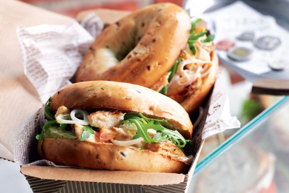 Bagel au poulet