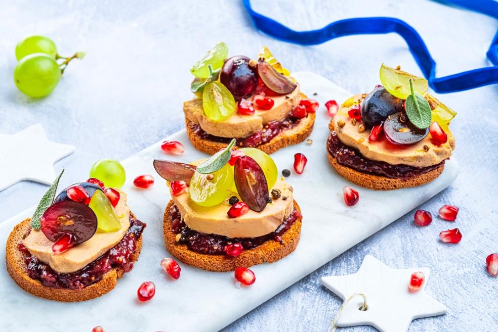 Crostini au foie gras