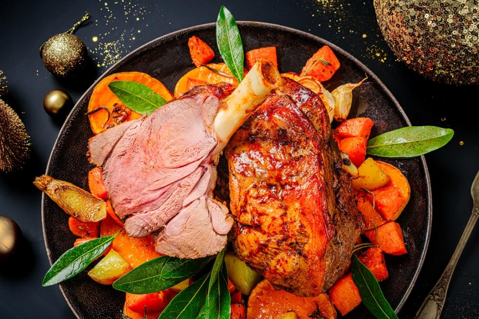 Cocotte de gigot d’agneau aux saveurs de Noël