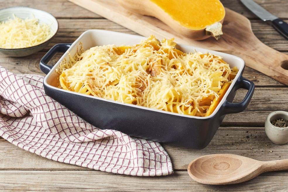 Gratin de pâtes et butternut