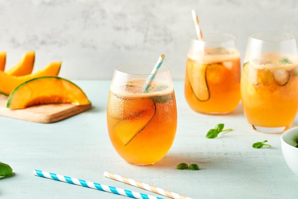 Spritz melon et basilic
