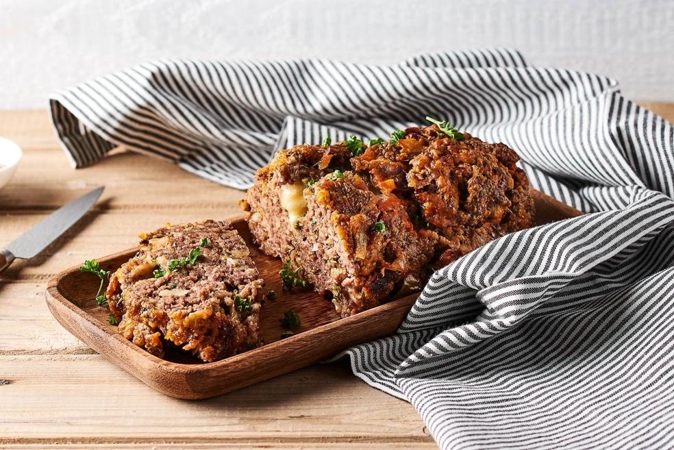 Pain de viande au cœur coulant de Beaufort