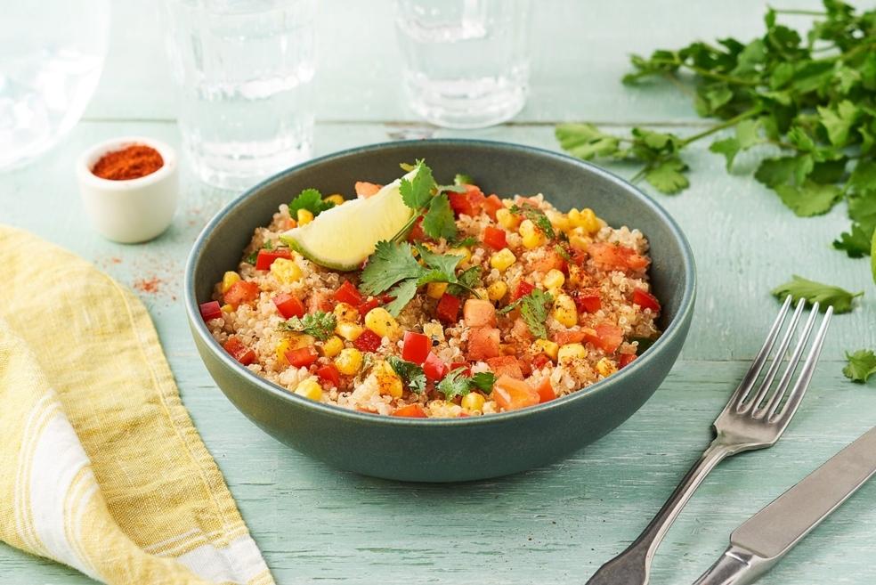 Salade de quinoa pimentée