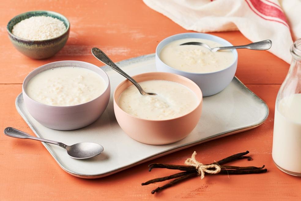 Riz au lait vanille