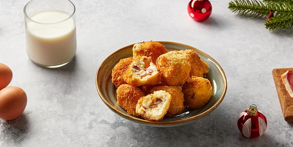 Croquettas magret de canard fumé