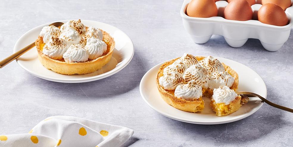 Tartelettes meringuées au citron et au gingembre