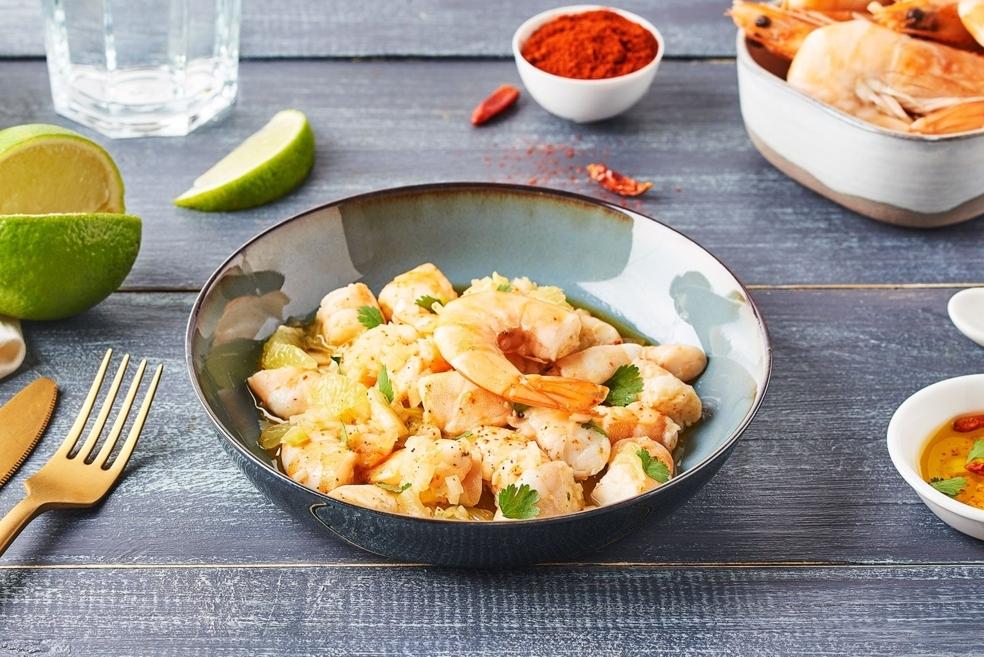 Ceviche de crevettes