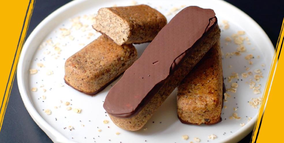 Barres fondantes avoine et pavot