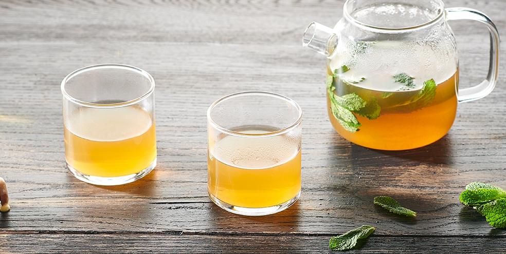 Thé à la menthe et à la fleur d'oranger