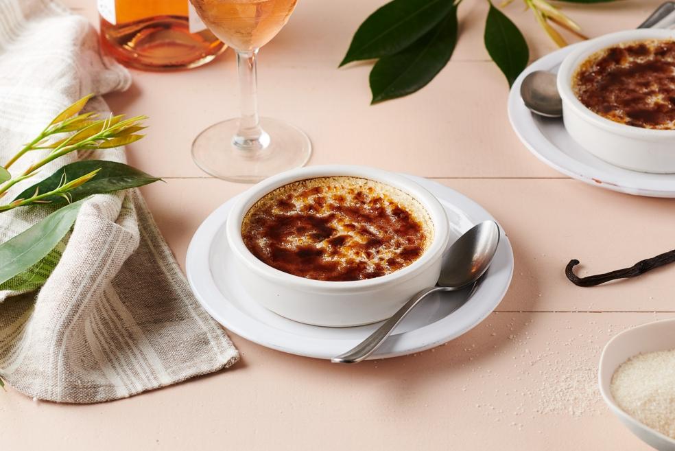 Crème brûlée à la vanille
