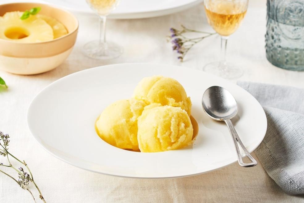 Sorbet ananas givré