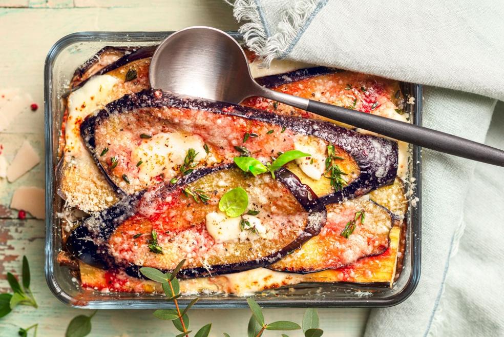 Gratin d'aubergines à la parmigiana