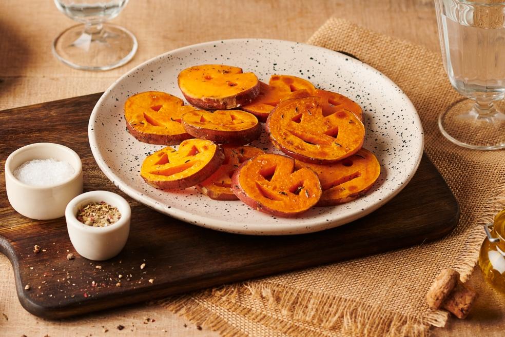 Patates douces rôties en citrouilles