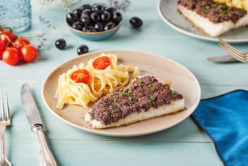 Colins en croûte de tapenade