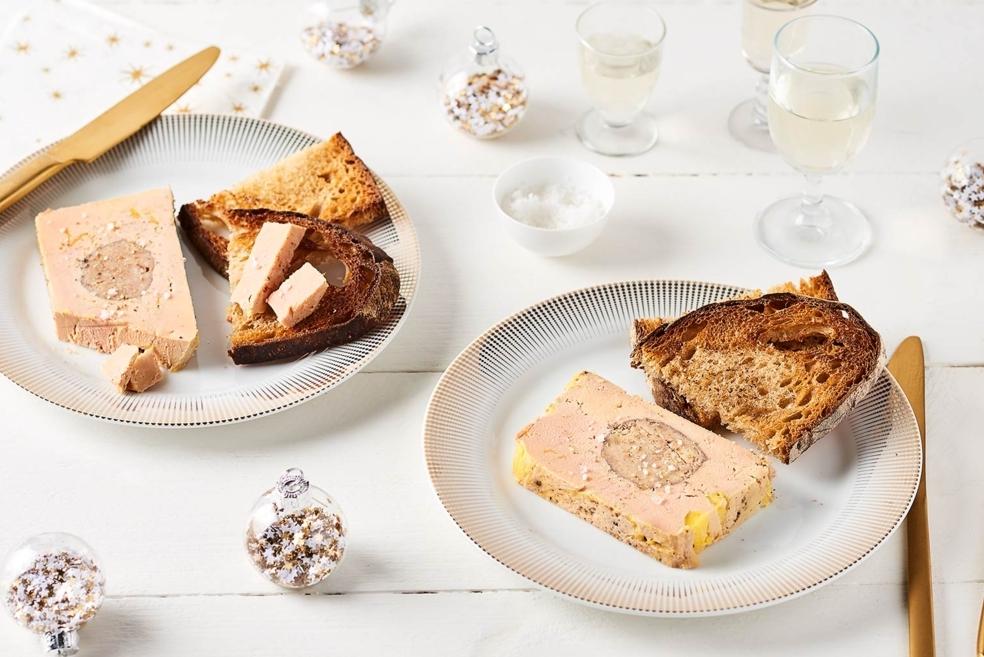 Foie gras maison aux marrons et Cognac