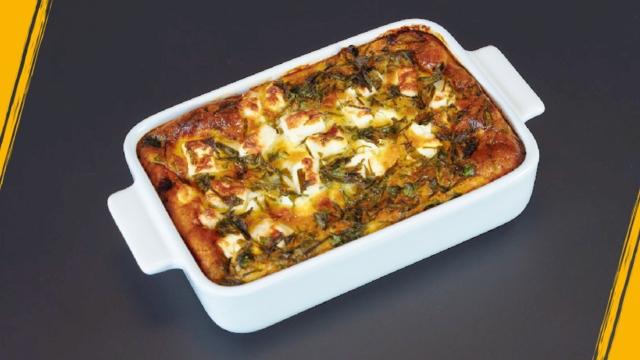 Flan courgettes feta