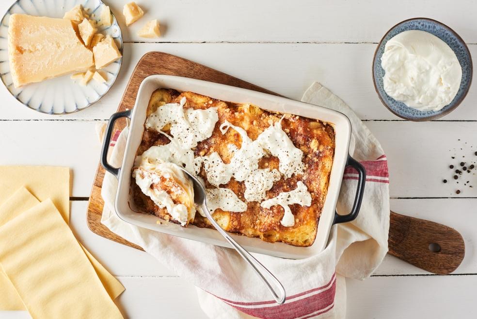 Lasagnes aux 3 fromages