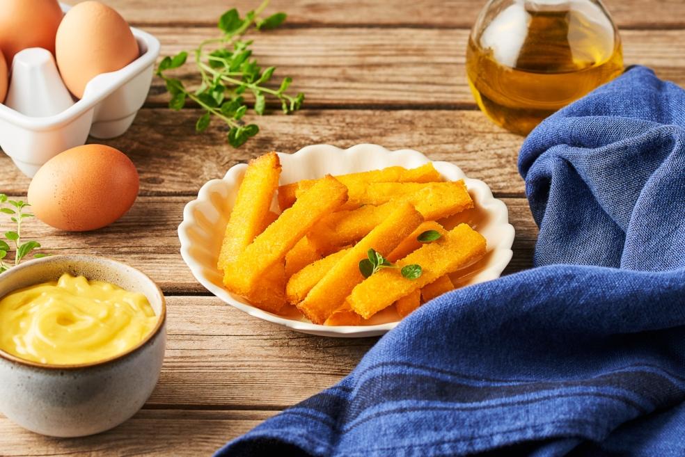 Frites de polenta et aïoli maison