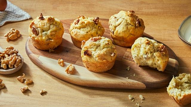Muffins noix et roquefort