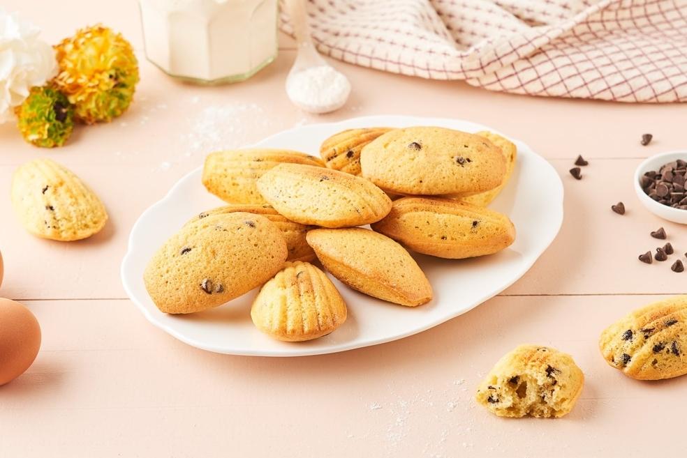 Madeleines aux pépites de chocolat