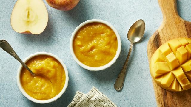 Compote à la mangue et vanille